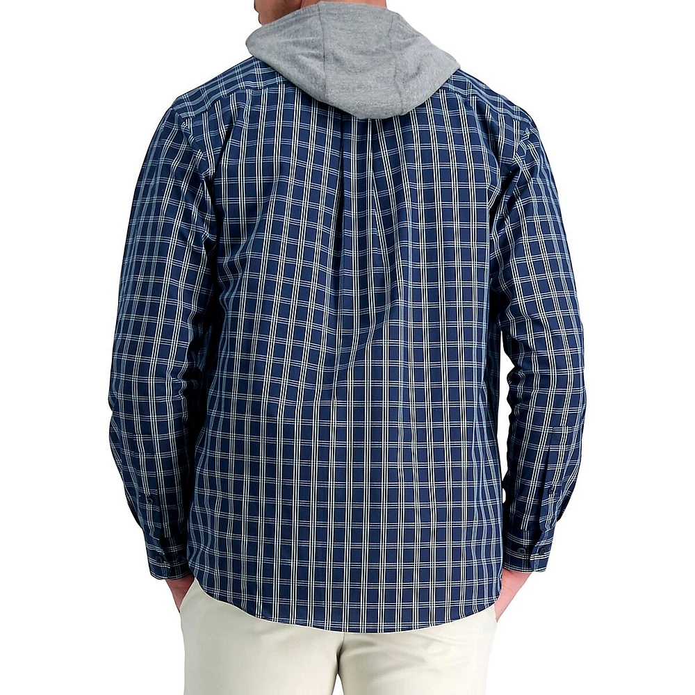 Life Khaki Plaid Long-Sleeve Comfort Shirt