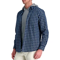 Life Khaki Plaid Long-Sleeve Comfort Shirt