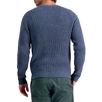 Shaker Stitch Crewneck Sweater