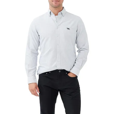 Gunn Oxford Stripe Sports Fit Shirt