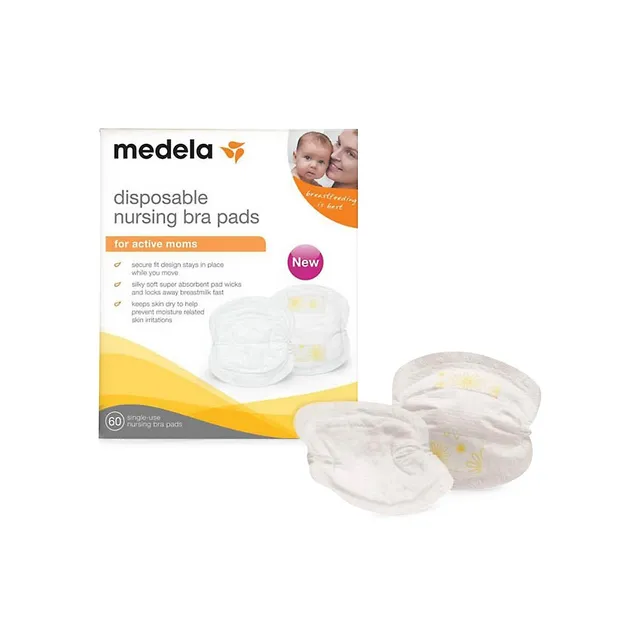 Medela Safe & Dry Super 60 Coussinets d'Allaitement à Usage Unique  7612367043267