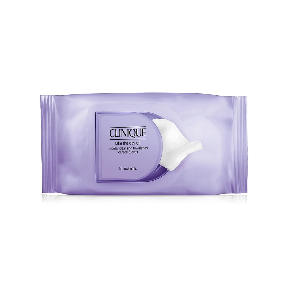 Take The Day Off Micellar Cleansing Towelettes for Face & Eyes Makeup Remover