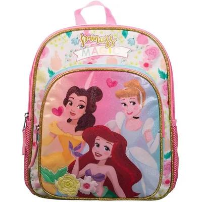 Disney Princess Belle Ariel Cinderella Girls Backpack 12"