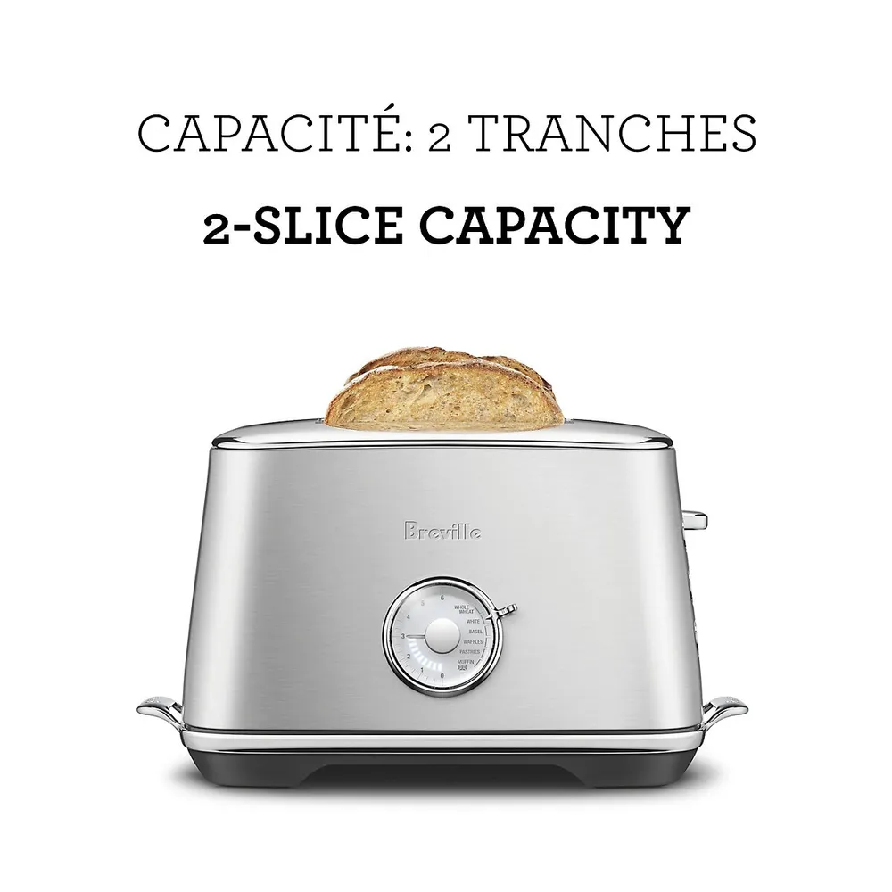 Luxe Toast Select 2-Slice Extra-Wide Stainless Steel Toaster BTA735