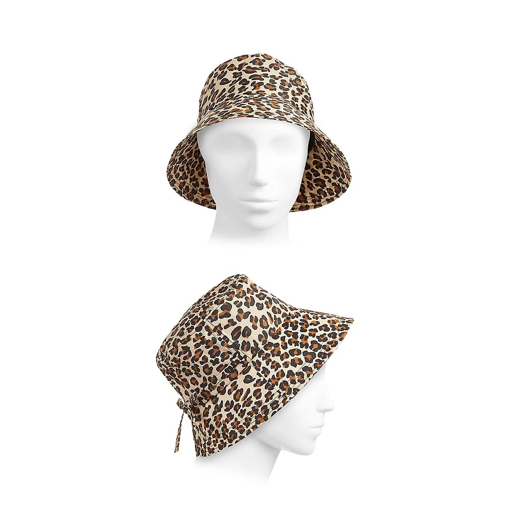 Split Back Bow Bucket Rain Hat