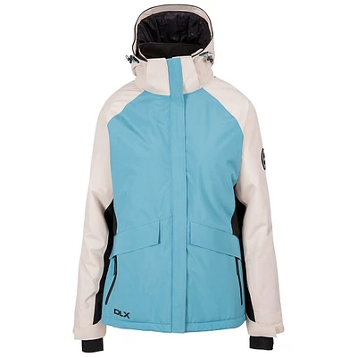 Womens Ski Jacket With Down Touch Filling & Zip Off Hood Ursula
