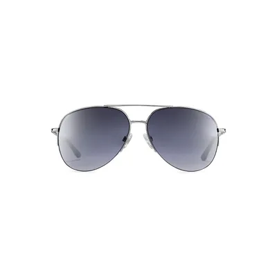Kelly 64MM Aviator Sunglasses
