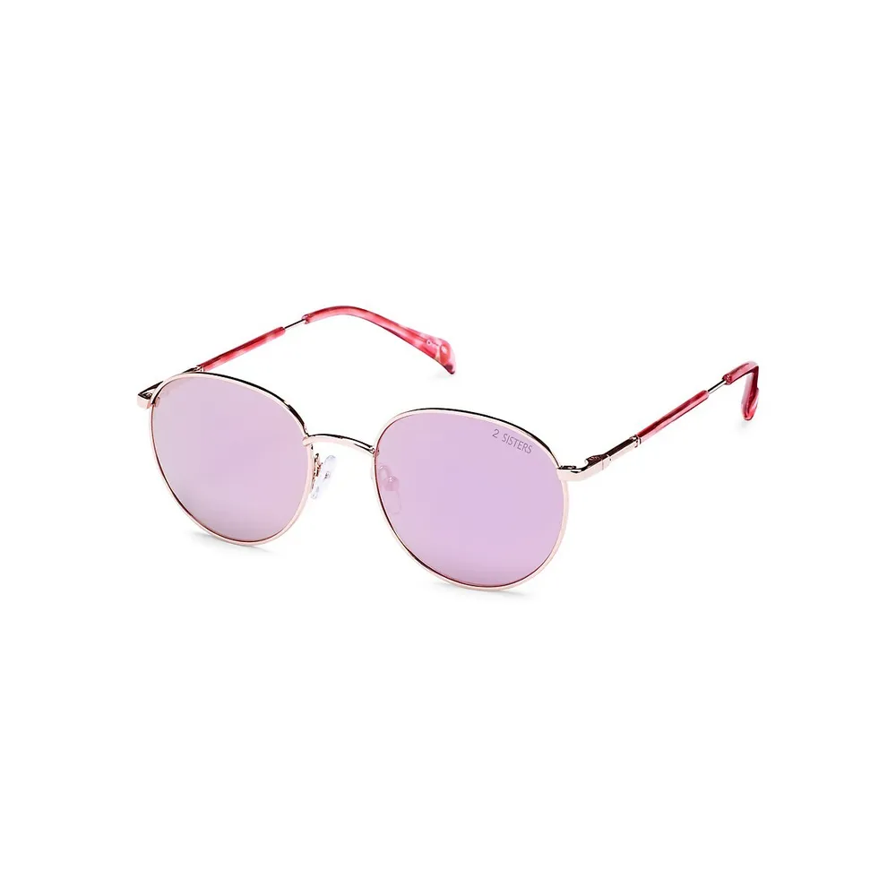 Lunettes de soleil rondes Alissa, 51 mm