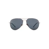 Leslie 59MM Aviator Sunglasses