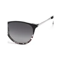 55MM Adele Polarized Square Sunglasses