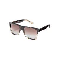 Edith 56MM Polarized Aviator Sunglasses