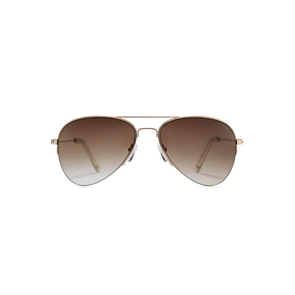 Isabelle 58MM Aviator Sunglasses