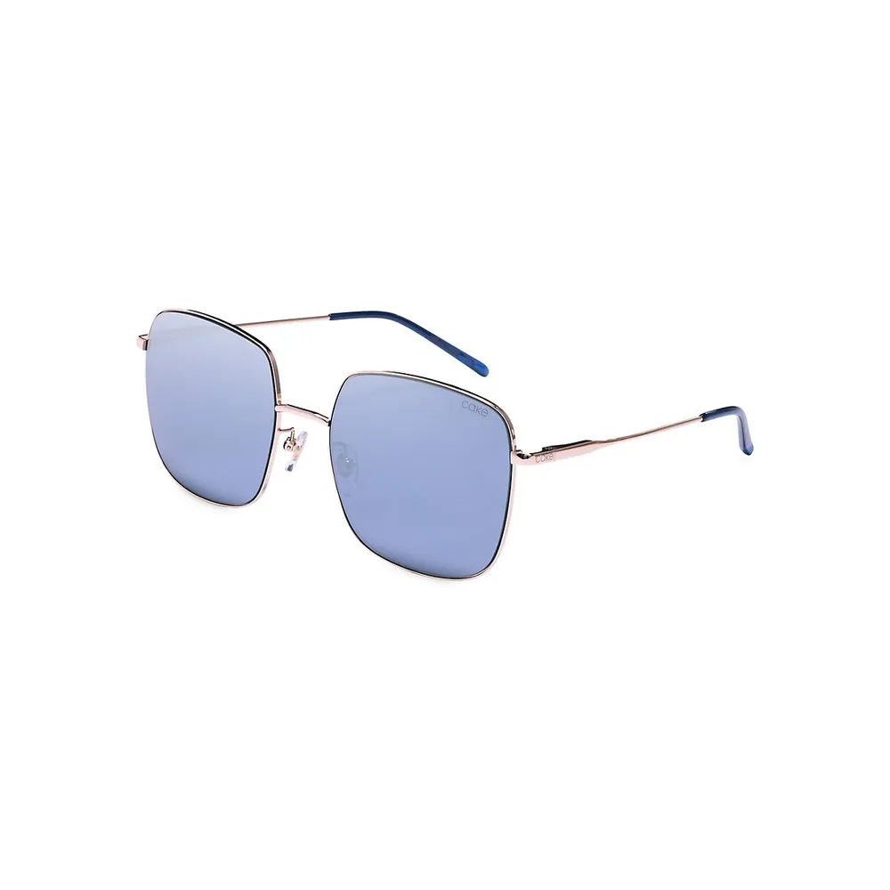 Lisbon 55MM Square Sunglasses