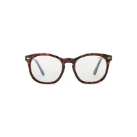 Santiago 53MM Square Blue Light Sunglasses