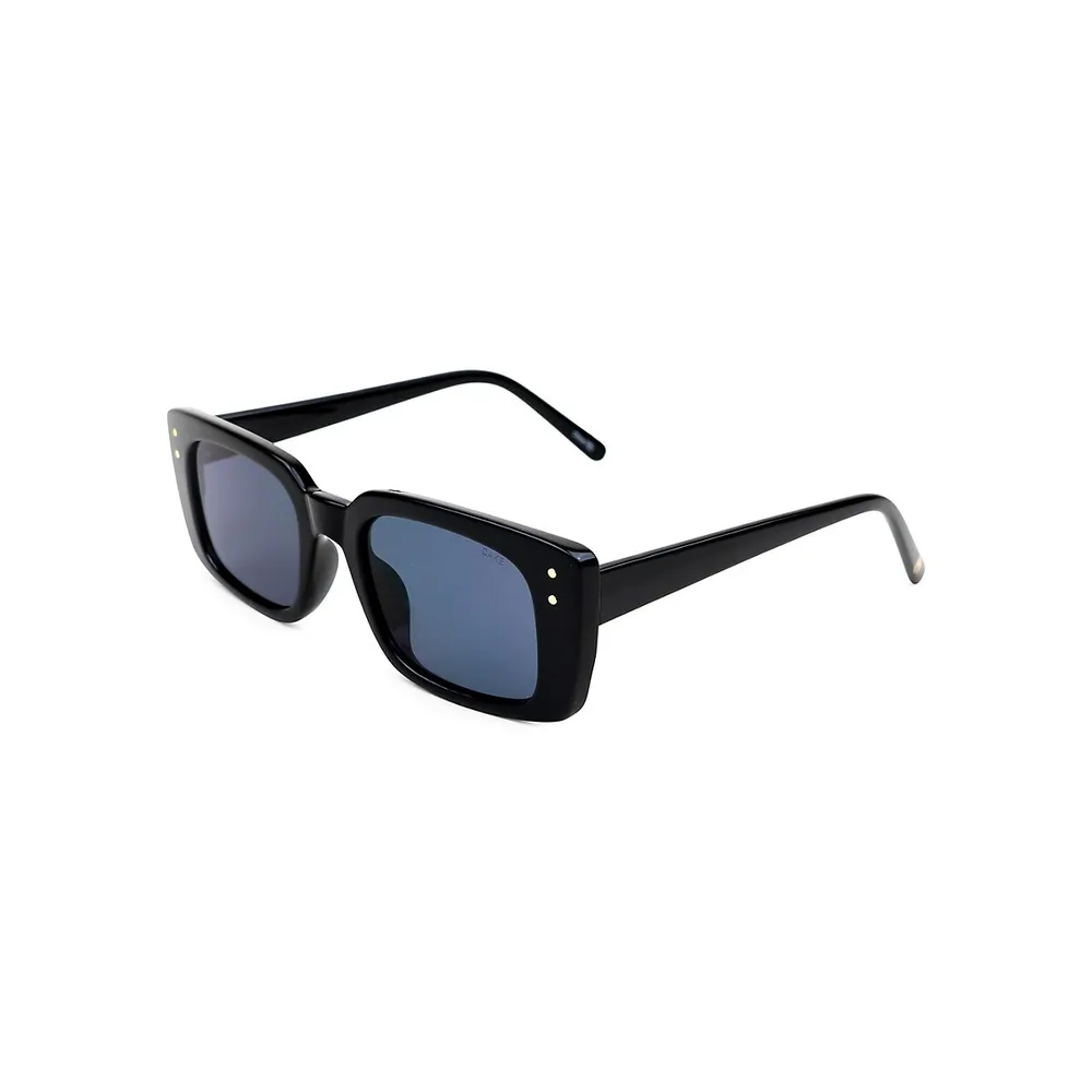 Athens 52MM Rectangle Sunglasses