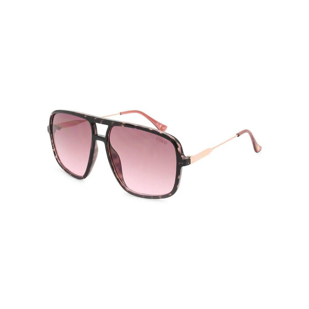 Maui 56MM Aviator Sunglasses