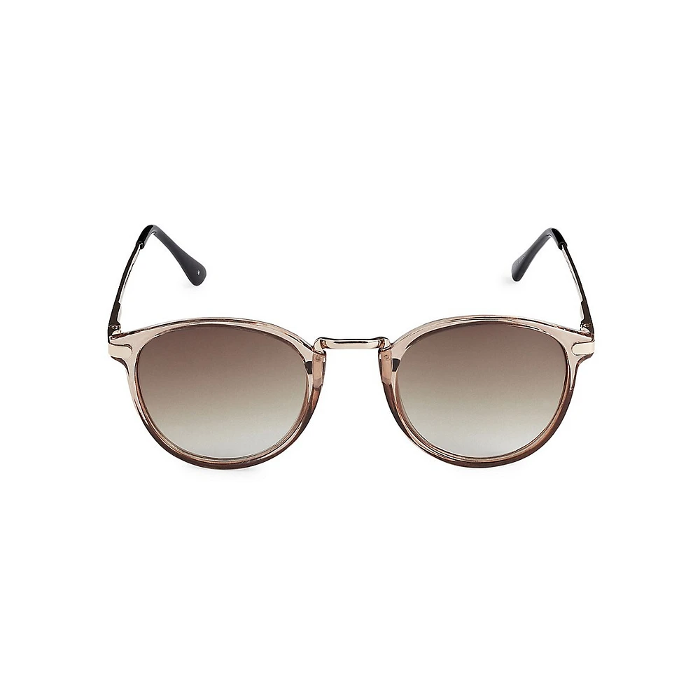 48MM Round Sunglasses