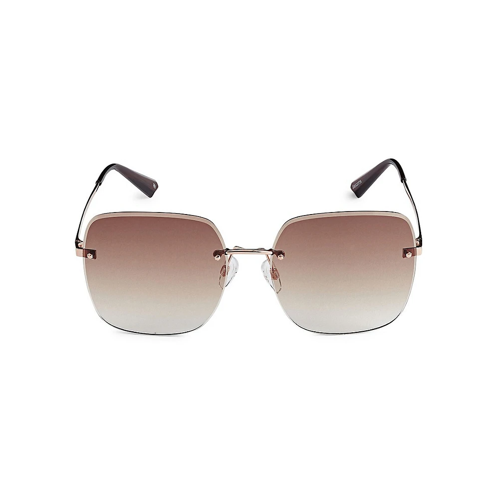 55MM Square Sunglasses