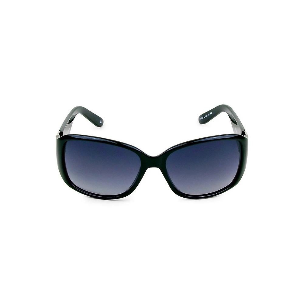 Lunettes de soleil enveloppantes Leigh, 59 MM