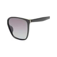 Brooklyn 55MM Polarized Square Sunglasses