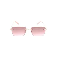Gia 55MM Square Rimless Sunglasses