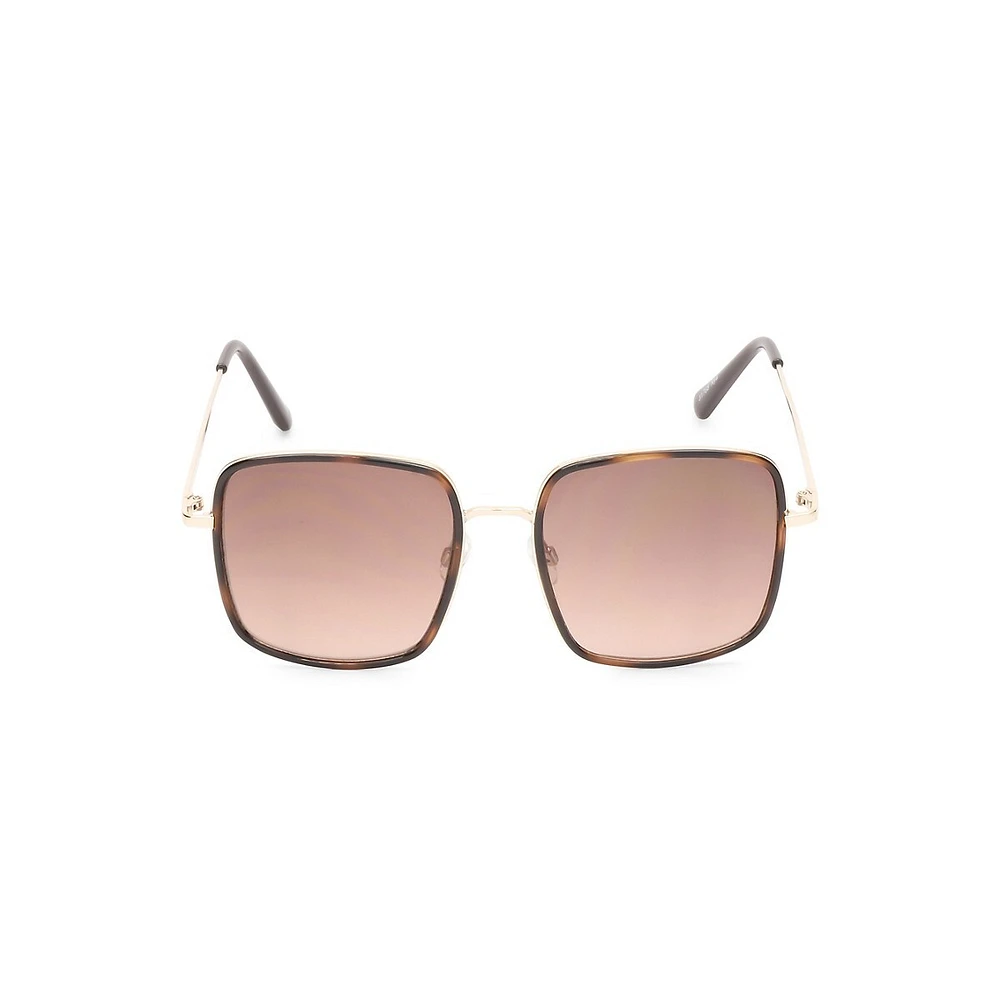 Nya 56MM Square Sunglasses