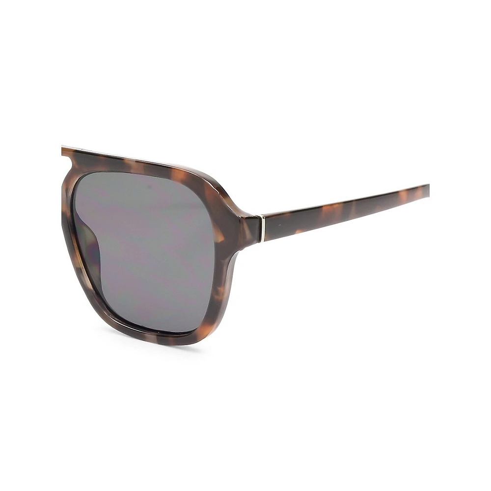 Lunettes de soleil aviateur Rory, 58 mm