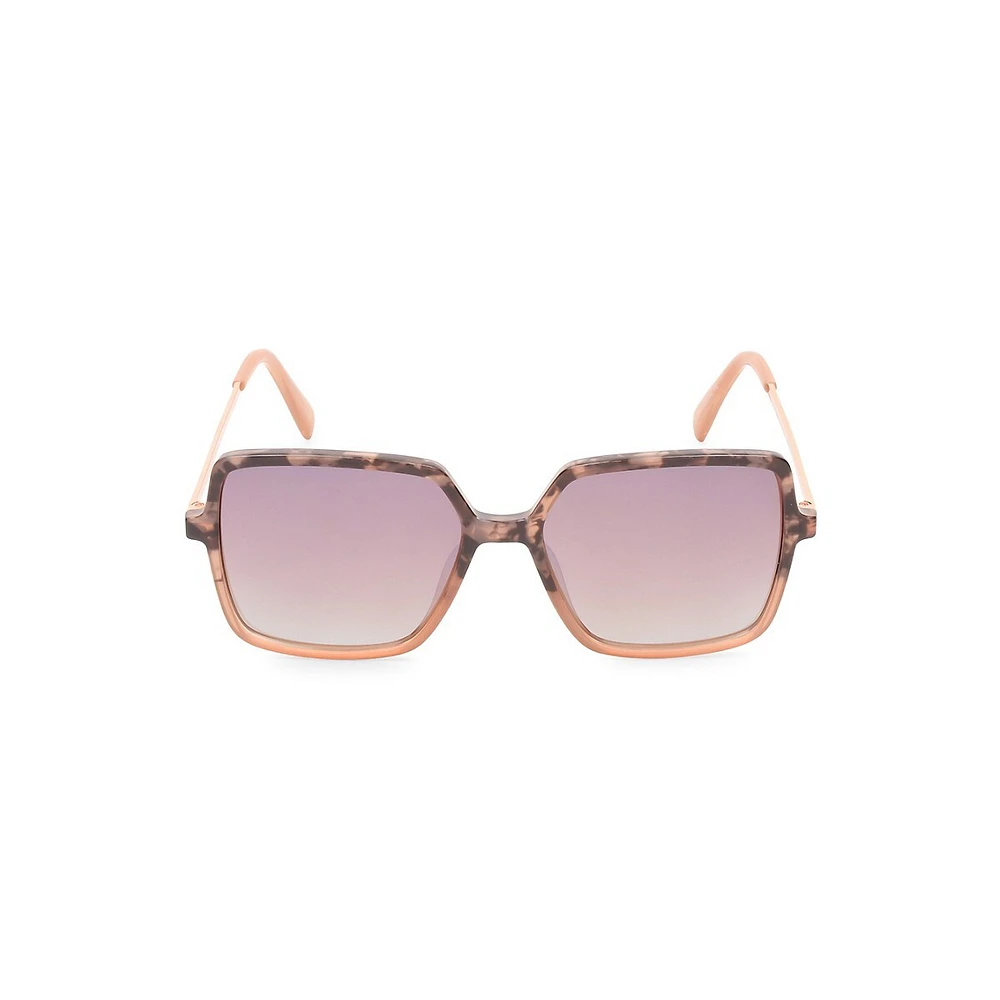 Sabrina 56MM Polarized Geometric Sunglasses