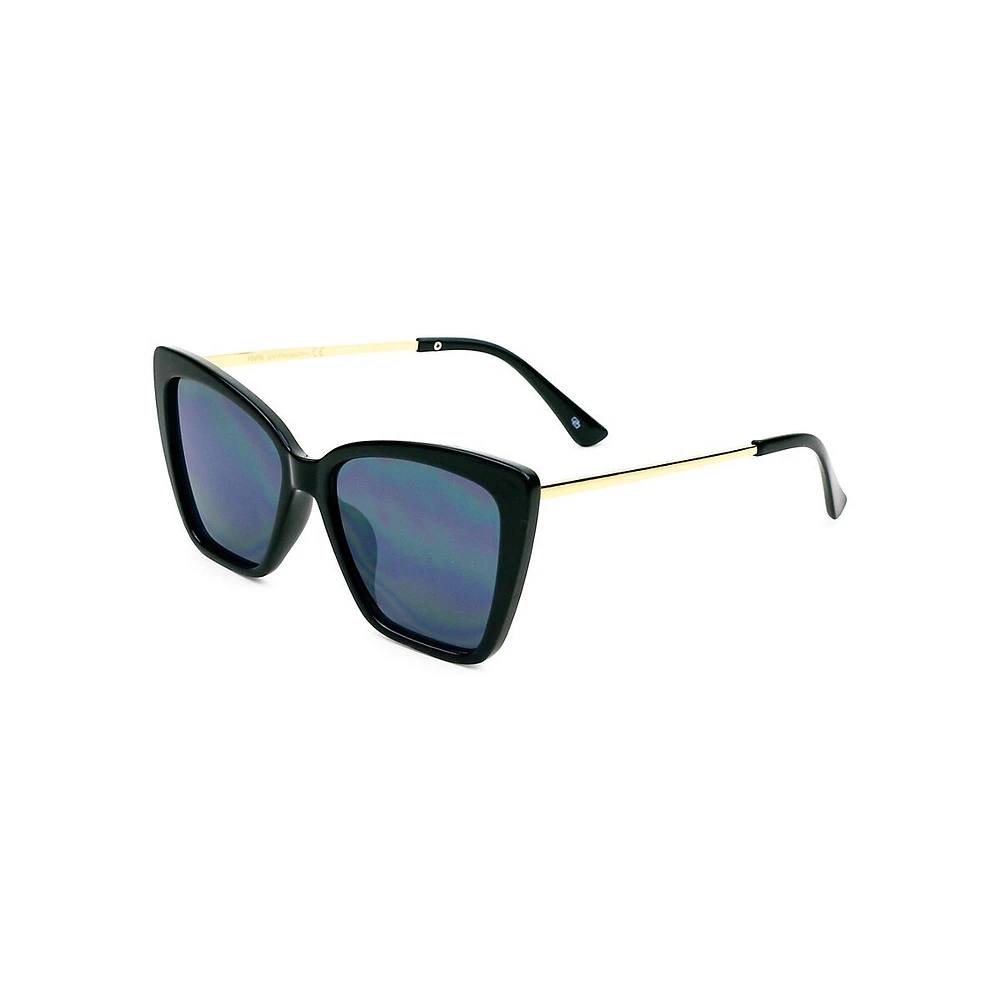 Becky 55MM Polarized Cat-Eye Sunglasses