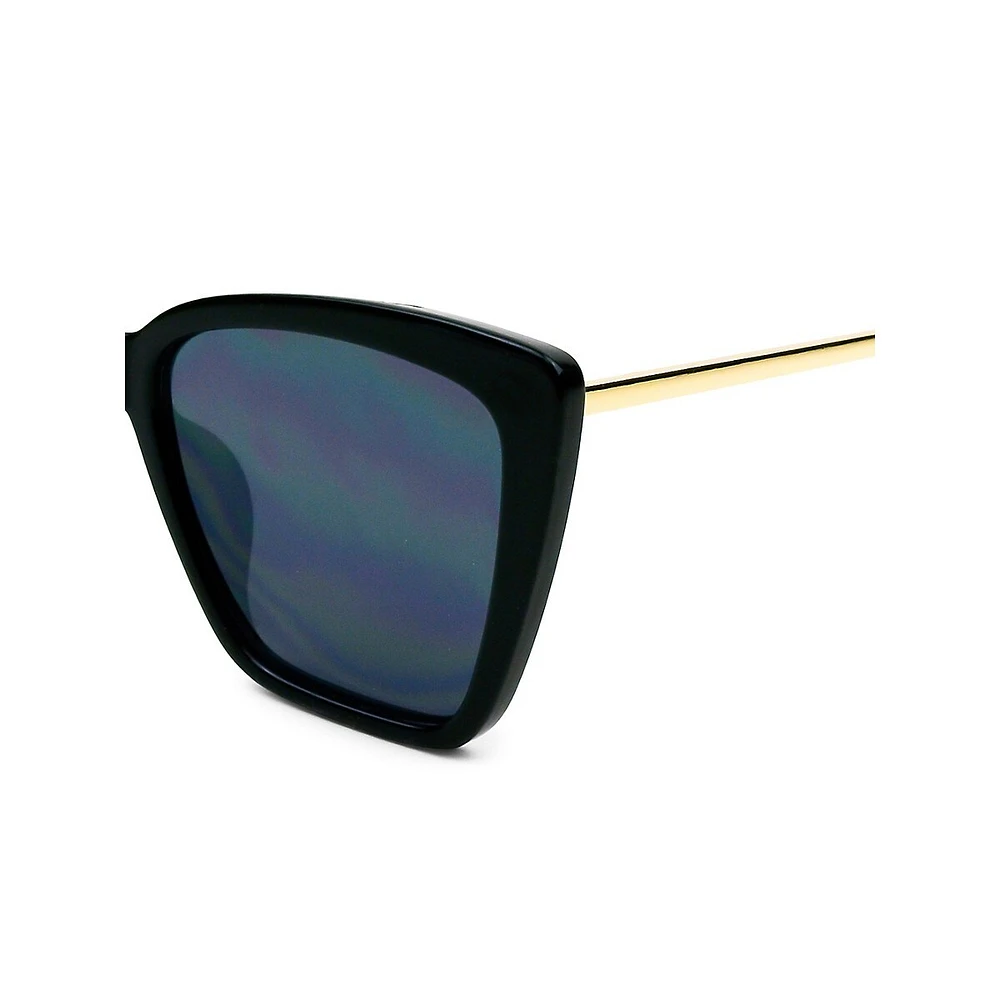 Becky 55MM Polarized Cat-Eye Sunglasses