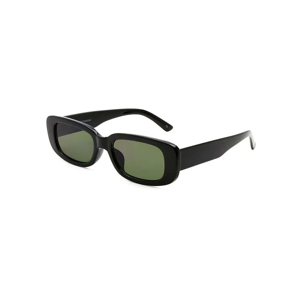 Megan 50MM Rectangle Sunglasses