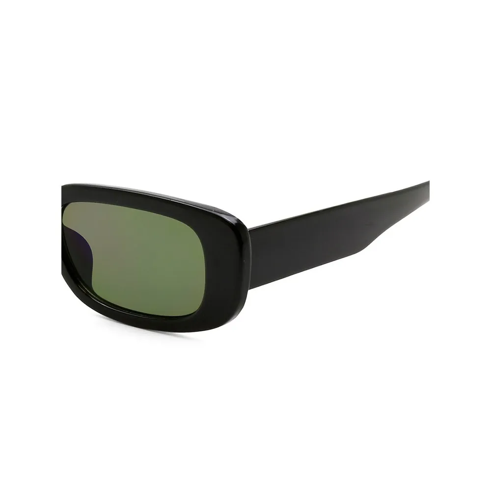 Megan 50MM Rectangle Sunglasses