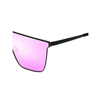 Mindy 55MM Mirror Shield Sunglasses