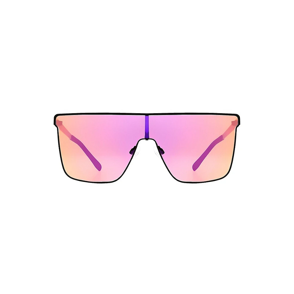 Mindy 55MM Mirror Shield Sunglasses