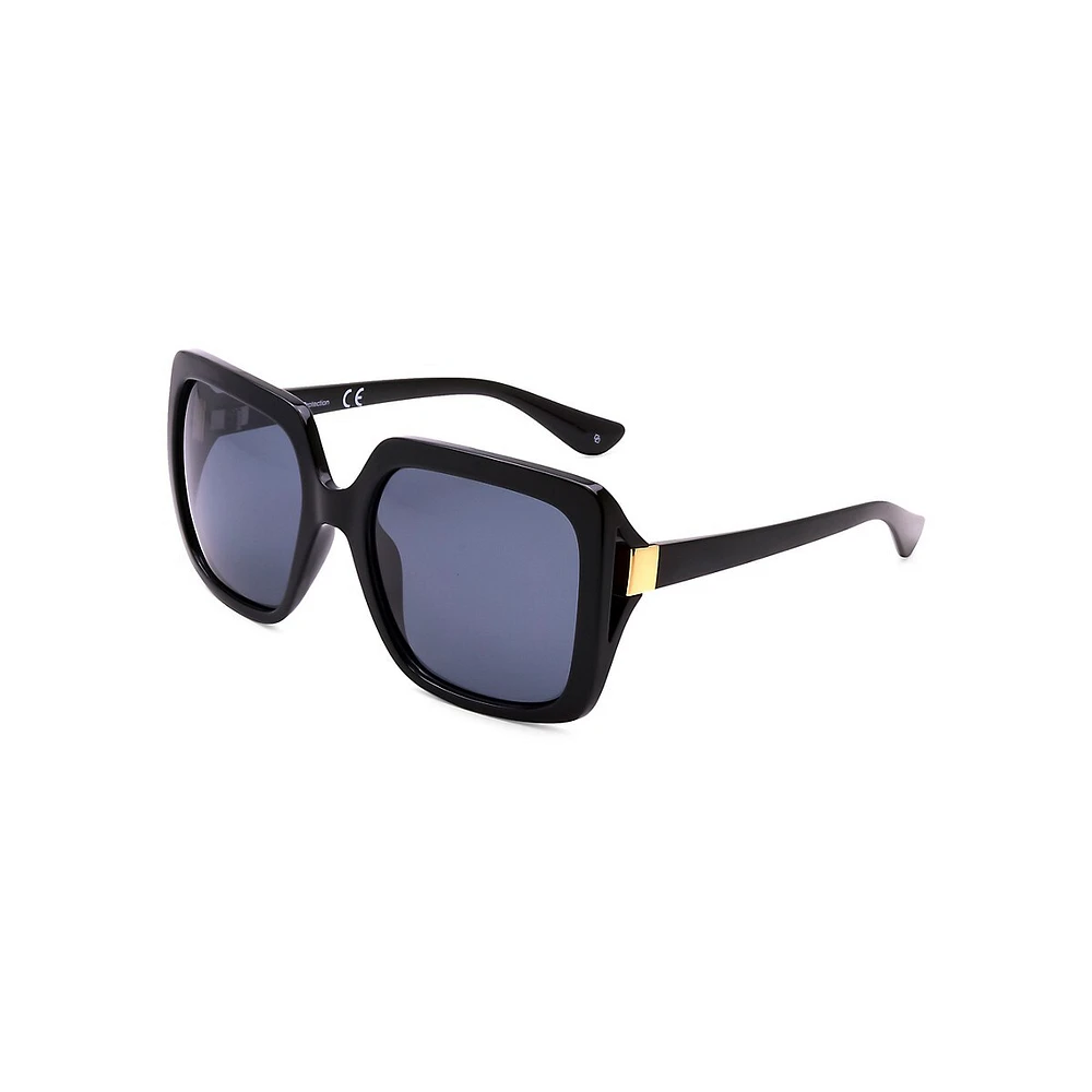 Patty 58MM Oversized Rectangle Sunglasses