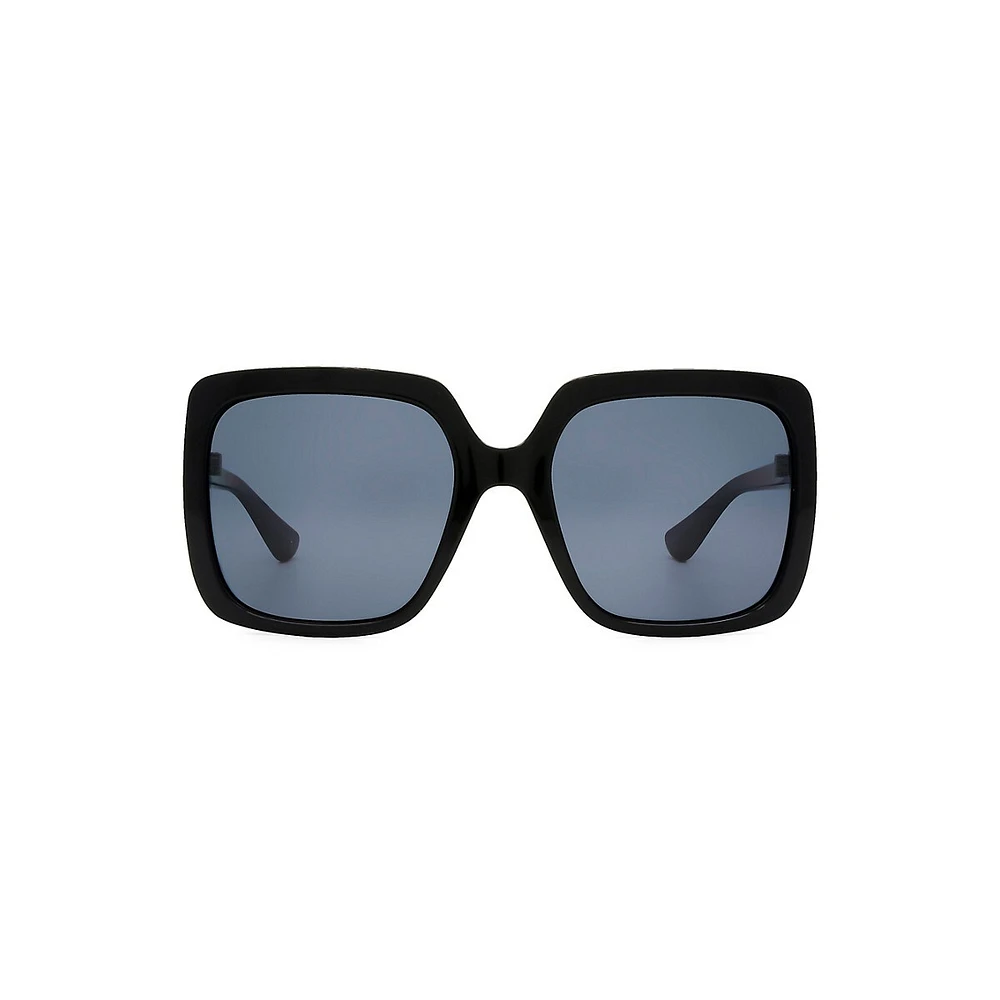 Patty 58MM Oversized Rectangle Sunglasses