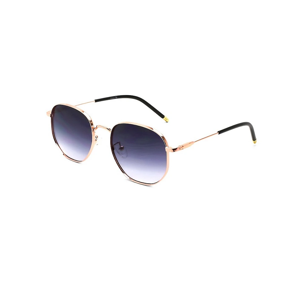 Renee 54MM Polarized Round Sunglasses