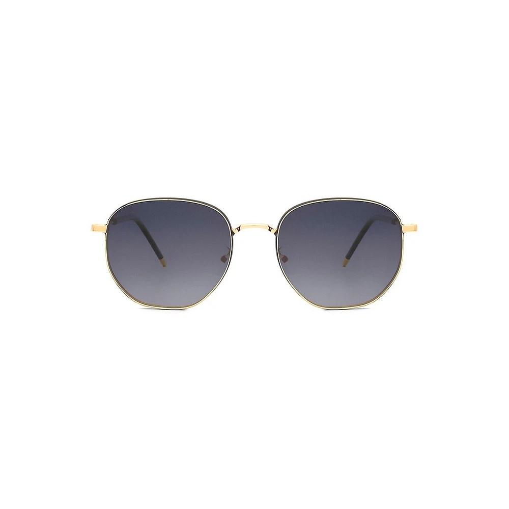 Renee 54MM Polarized Round Sunglasses