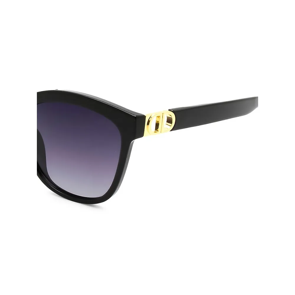 Tasha 55MM Polarized Oversized Square Sunglasses