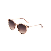 Amanda 50MM Classic Round Polarized Sunglasses