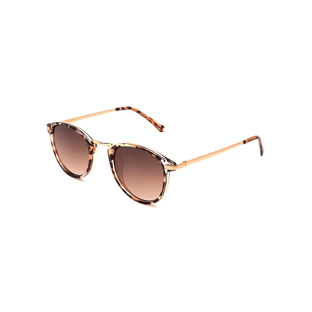 Blossom 52MM Round Polarized Sunglasses