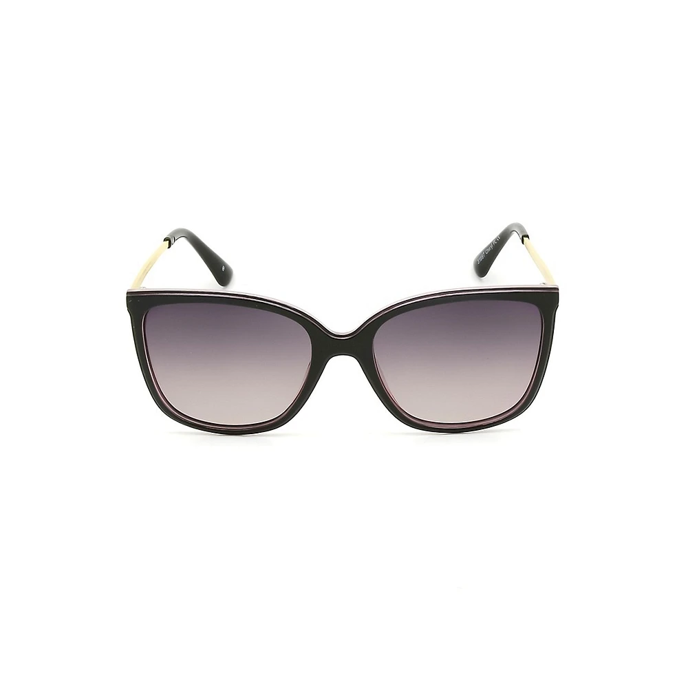 Cheryl 55MM Square Polarized Sunglasses