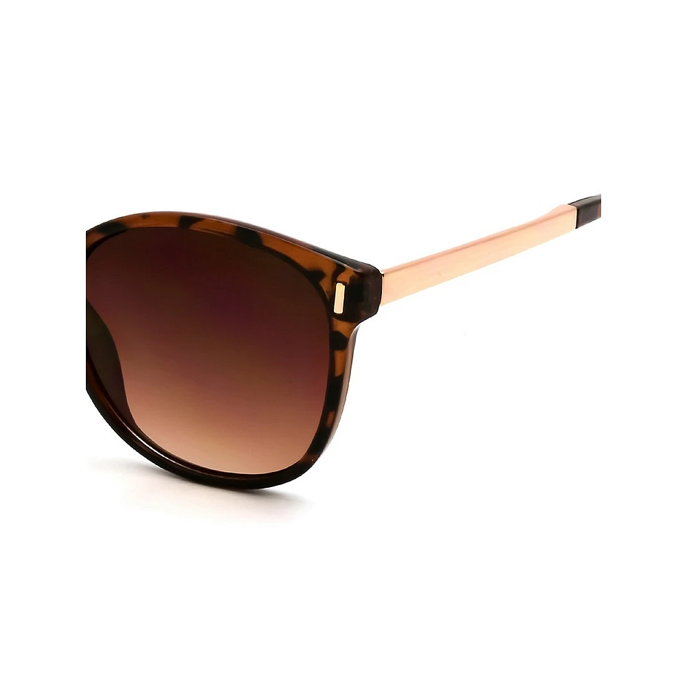 Cinnamon 54MM Oversized Round Polarized Sunglasses