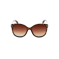 Lunettes de soleil polarisées rondes surdimensionnées Cinnamon 54MM