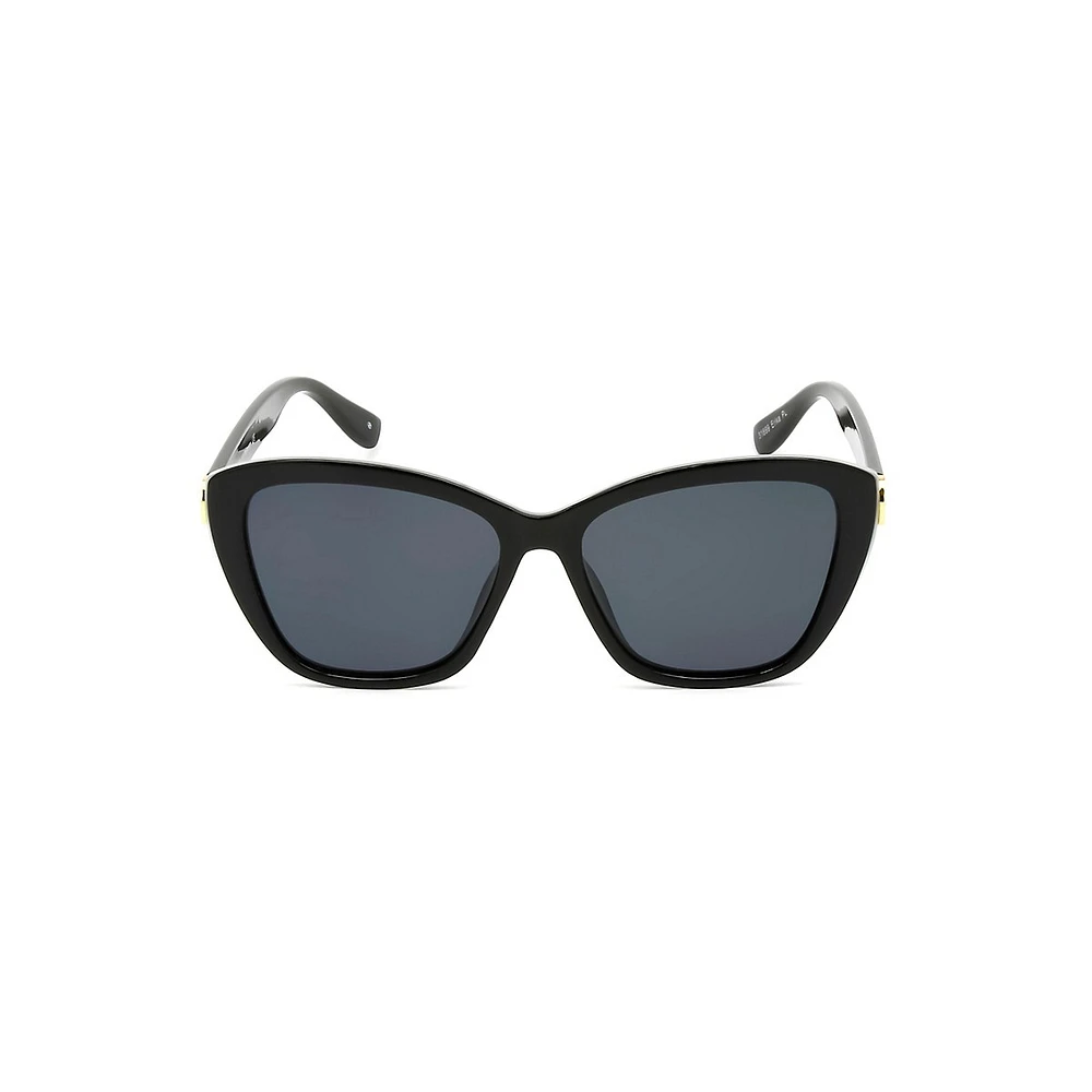 Erika 55MM Cat Eye Polarized Sunglasses