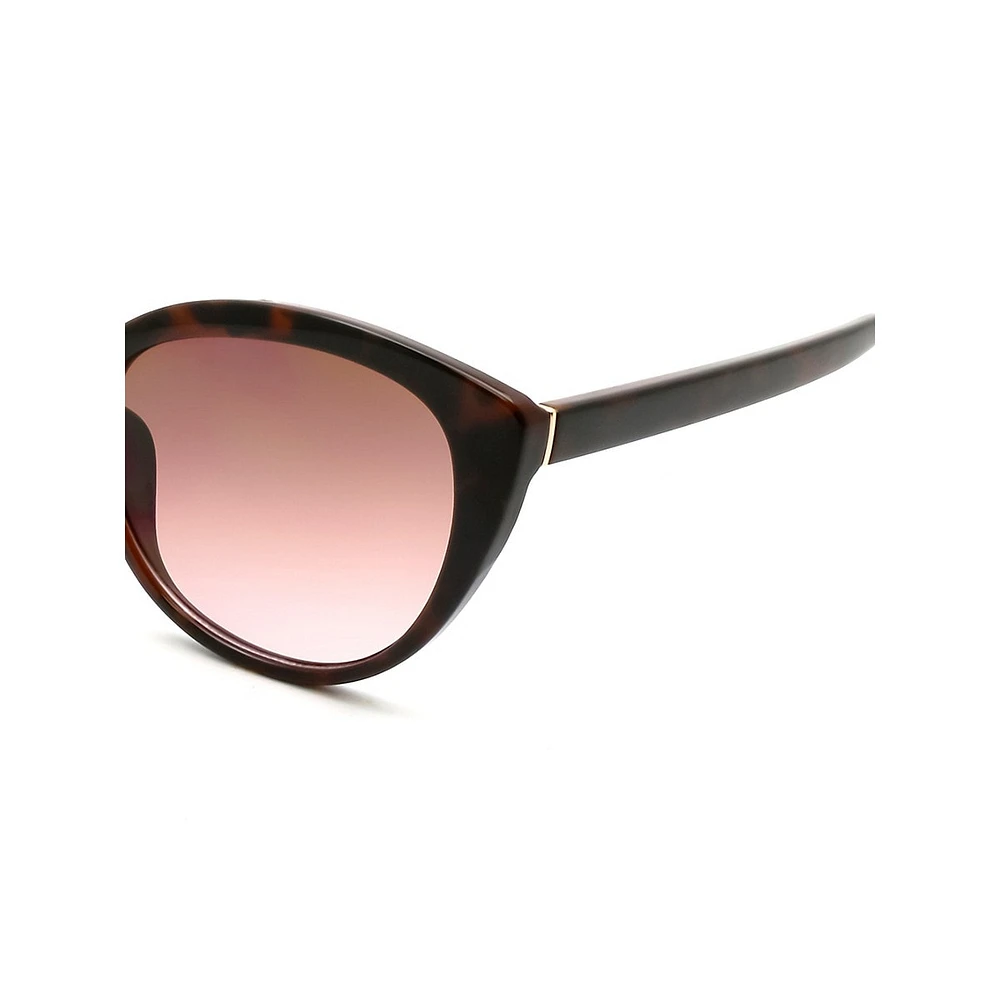 Kate 55MM Retro Cat Eye Polarized Sunglasses