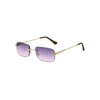 Retro Rectanglular 55M Sunglasses