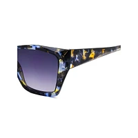 Natasha 55MM Oversized Geometric Polarized Sunglasses