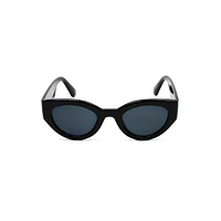 Nicola 52MM Retro Cat Eye Sunglasses