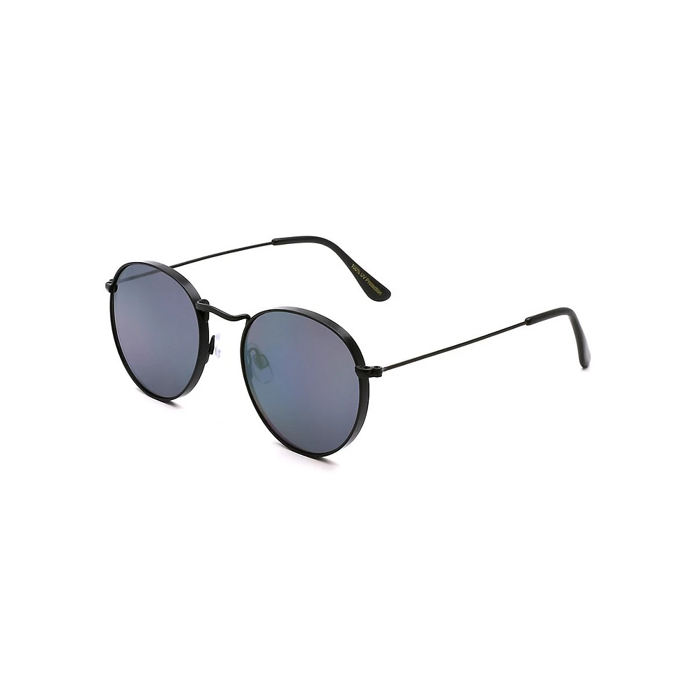 Phoenix 52MM Classic Round Polarized Sunglasses